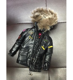 1:6 Dam Jacket with fur / 男皮草外套